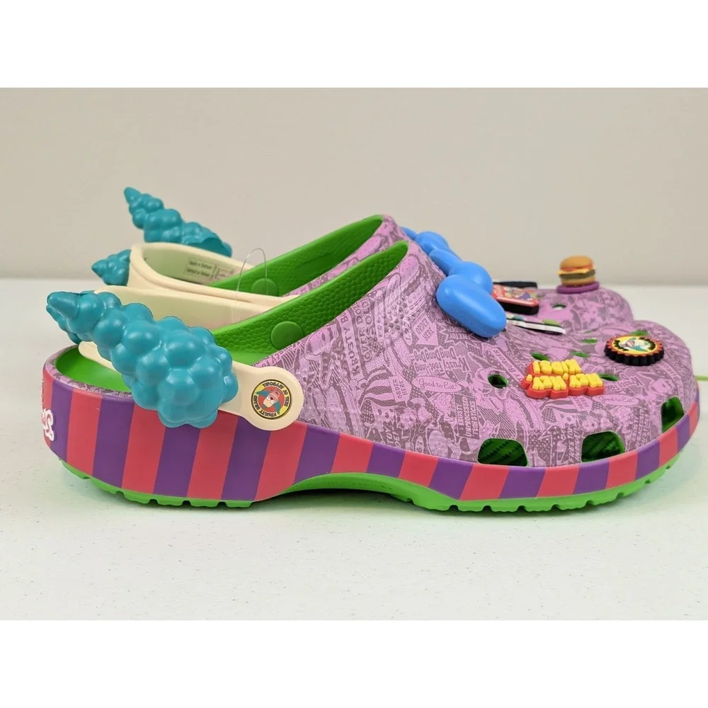 Crocs x The Simpsons Krusty the Clown Mens Size 10 Womens Size 12 Classic Clog